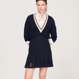 Sandro Black Mini Skirt